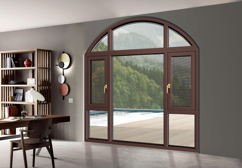 135窗纱一体平开窗系列